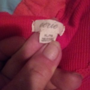 Ladies junior long sleeve thermal shirt.